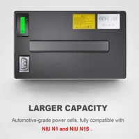 niu n1 nis electric scooter lithium battery 60v bms li ion battery long range strong power n series lithium battery