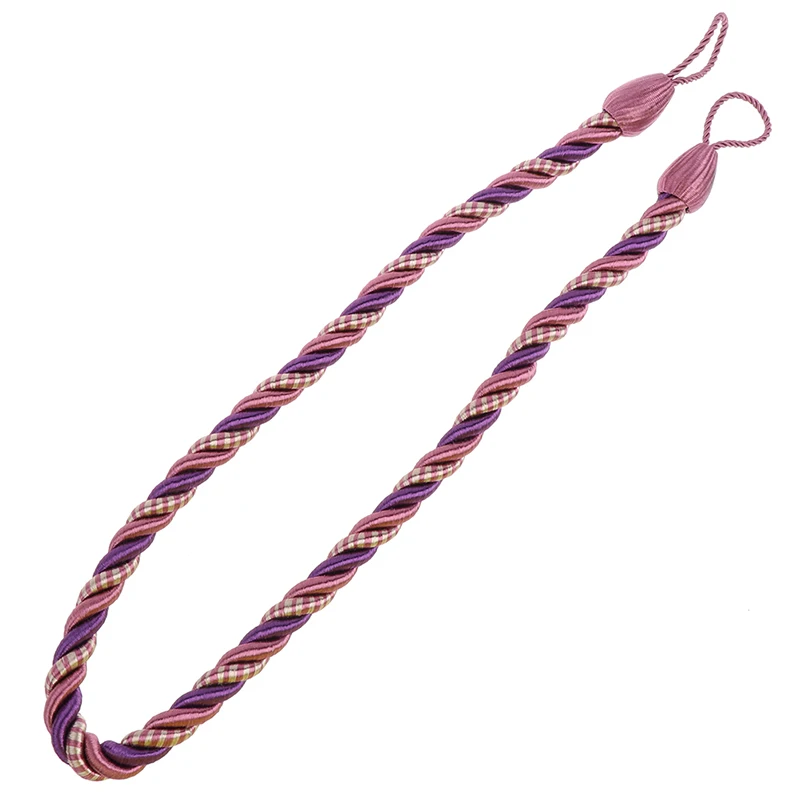 

Smart Home Practical Decorative Tieback Handmade Weave Curtain Tieback Holder Clip Buckle Rope Home Room Accessories Curtain