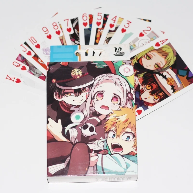

54 шт./упак. новые карты для покера аниме Hanako-kun Hanako Nene Yashiro, бумажные игральные карты, Коллекционные Подарочные игрушки
