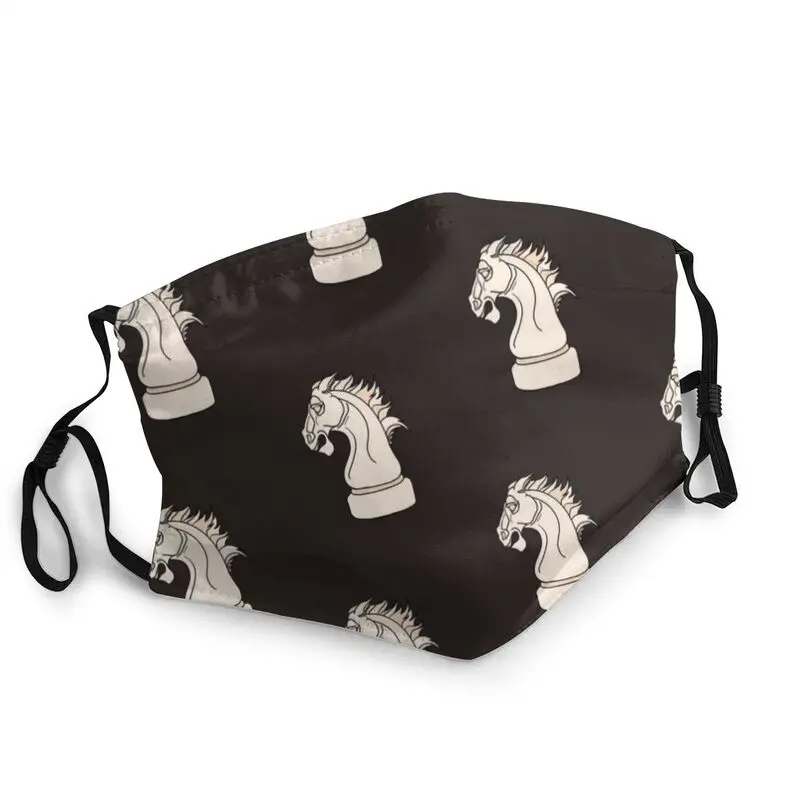 

Маска рыцарская дышащая унисекс, шахматная, пылезащитный чехол, респиратор