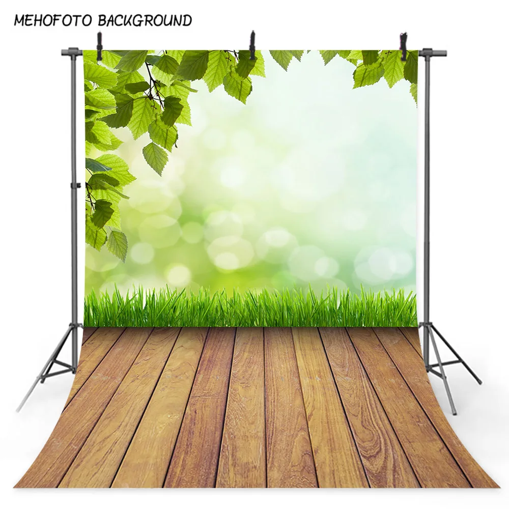Фон для фотосъемки с изображением деревянного пола Mehofoto весенние Декорации