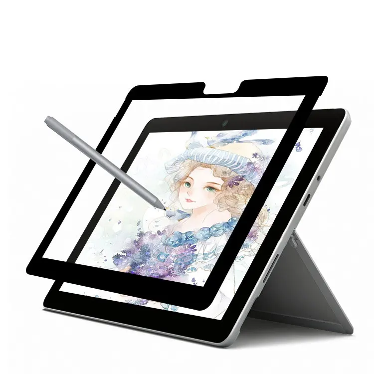 Бумага как пленка матовая покраска для microsoft Surface Pro 3 4 5 6 Go Book 1 2 13 13,5 15 дюймов surface pro 10,6 протектор экрана