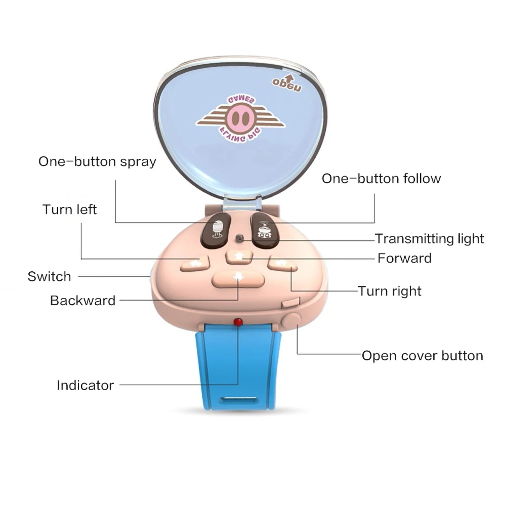 Высококачественный Радиоуправляемый игрушечный робот R09 в виде свиньи на