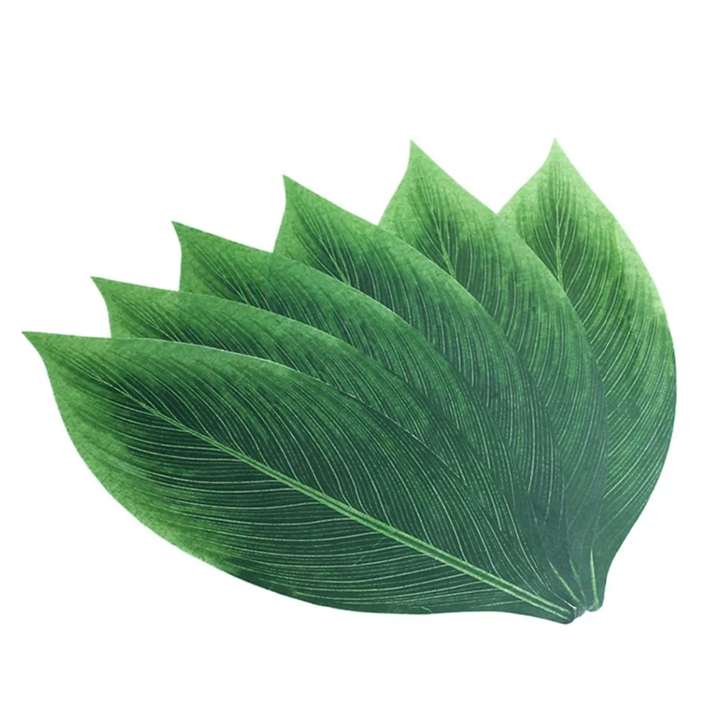 Искусственные листья растений Украшения Гавайский Luau тема вечерние тропические