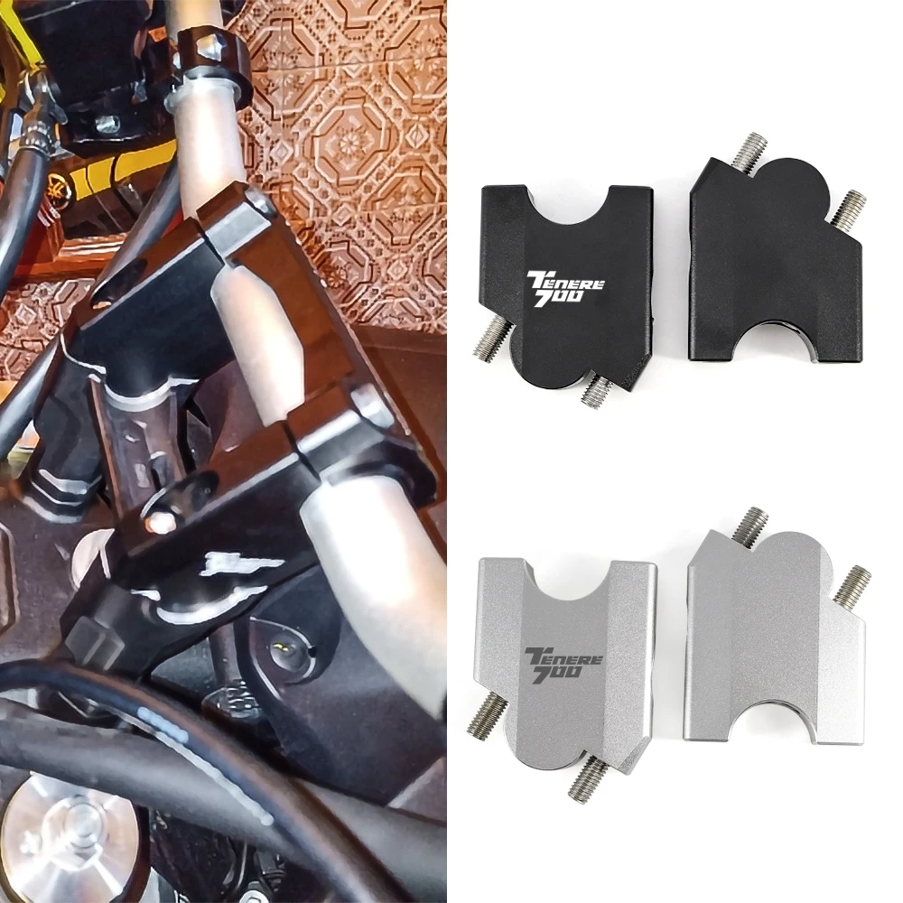

Motorcycle HandleBar Riser Handle Bar Mount Clamp Adapter For Yamaha Tenere 700 Tenere700 XT700Z XTZ 700 T7 T700 2019 -