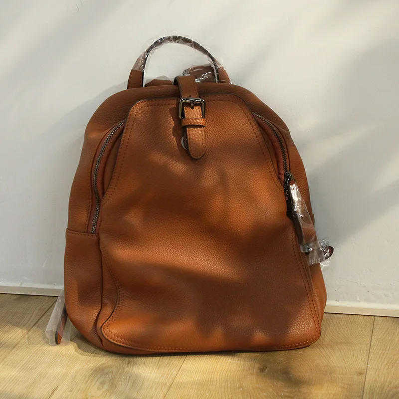 

YourSeason Genuine Leather Female Korean Fashion Backpack 2021 Cowhide Women Casual Travel Bags Large Capacity