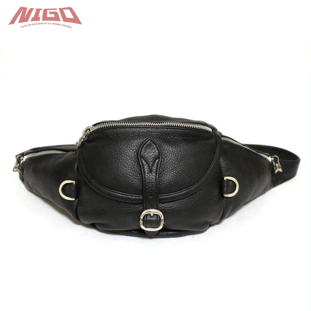 

Поясная Сумка из натуральной кожи, серебро 925 пробы, NIGO 21ss