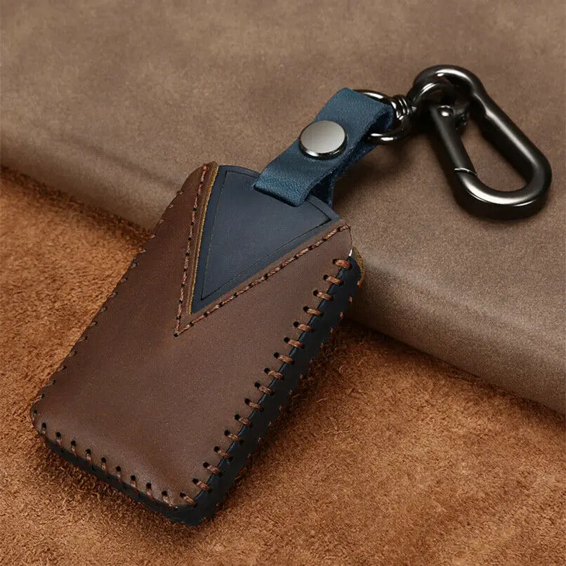 1 шт. классический кожаный автомобильный чехол для ключа с дистанционным