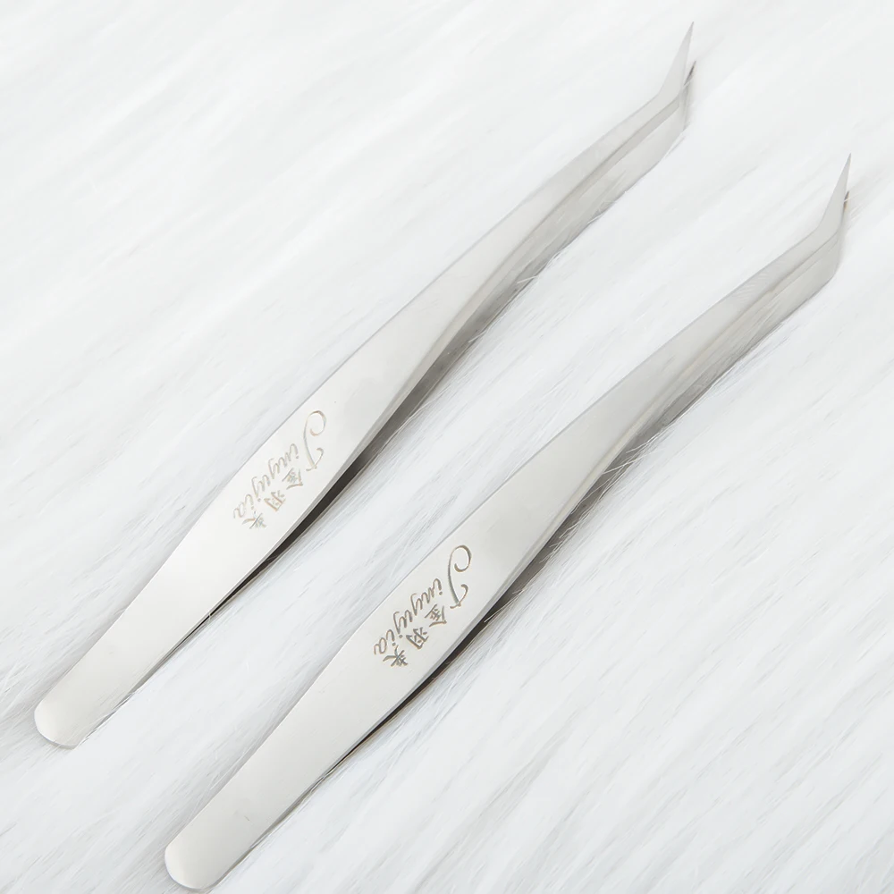 100% ультра точный Пинцет для ресниц из нержавеющей стали наращивания