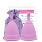2 шт. Для женщин чашка из медицинского силикона менструальная чаша товары женской гигиены Кубок менструального прокладывания проводки Medica многоразовые менструации чашки