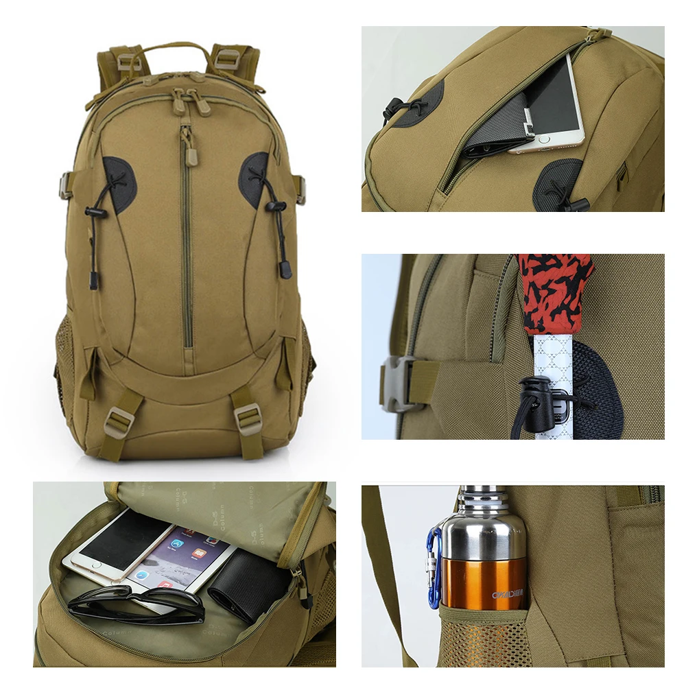 Мужской военный рюкзак тактический для кемпинга походов водонепроницаемая