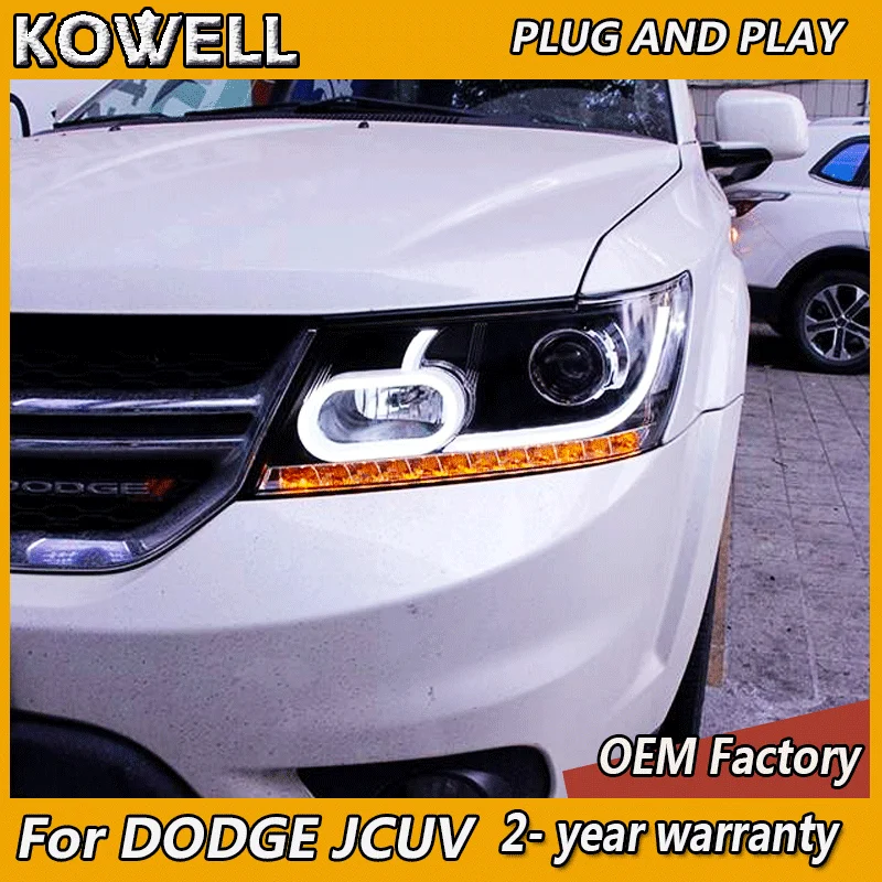 

Head Lamp For Car Dodge JCUV 2009-2019 Journey Headlight Dynamic Turn Signal DRL H7 LED Bi Xenon Bulb Fiat Freemon Car Accessory
