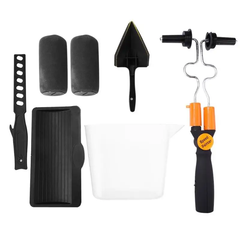 

Multifunctional Paint Runner Roller Corner Brushes Set Adjustable 90 Degrees Delicate for Household Wall DIY 430x220x90mm