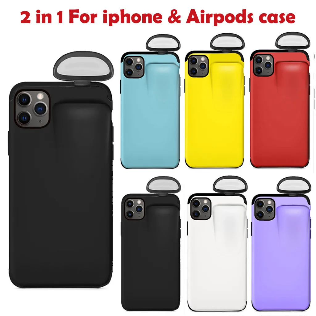 Чехол для телефона iPhone 11 Pro Max чехол Xs Xr X 10 8 7 Plus держателя AirPods Жесткий новый дизайн