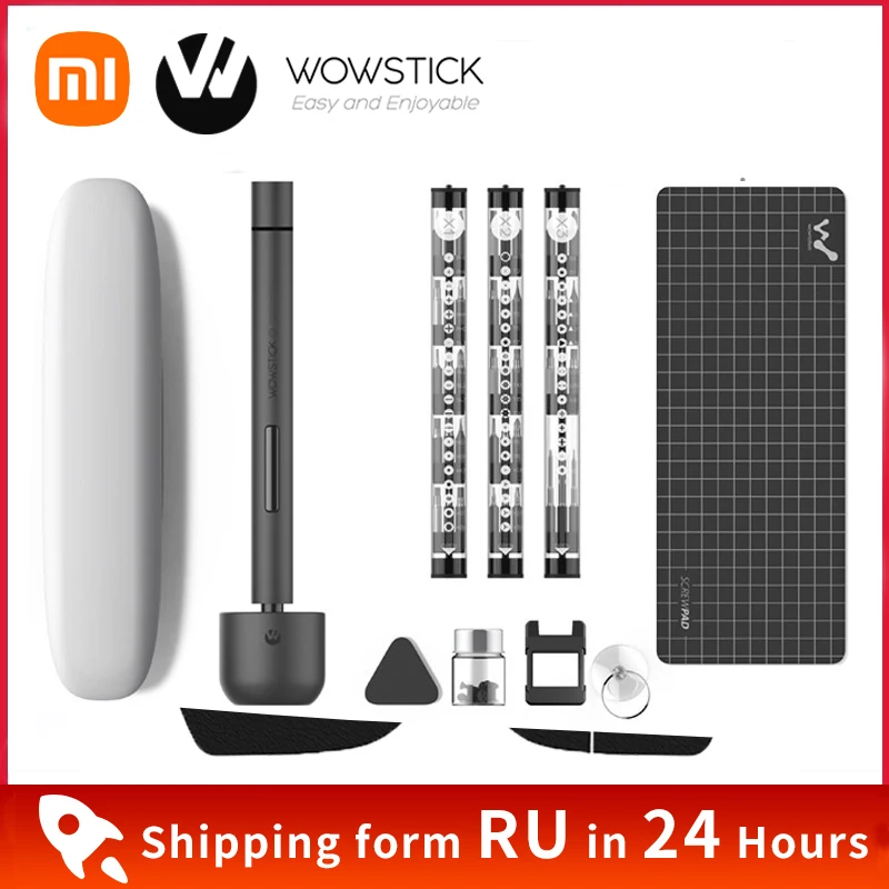 

Набор прецизионных электрических мини-отверток Xiaomi Wowstick 1F Pro, беспроводная перезаряжаемая отвертка со светодиодной подсветкой, Наборы инст...