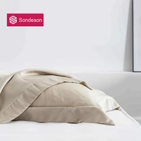 sondeson luxury beauty 100 silk champagne gold pillowcase embroidery 25 momme silky healthy skin hair pillow case for women men