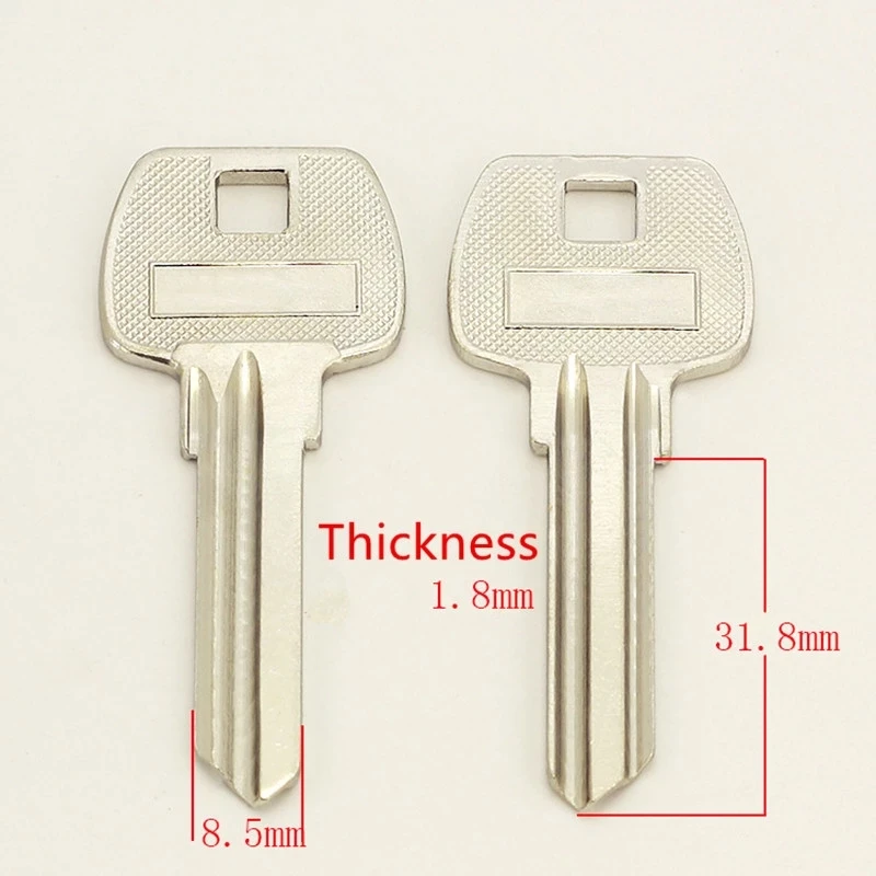 Заготовки для замочных ключей Keychannel 10 шт./лот A149, заготовки для слесарных ключей, оптовая продажа, заготовки для домашних ключей из латуни