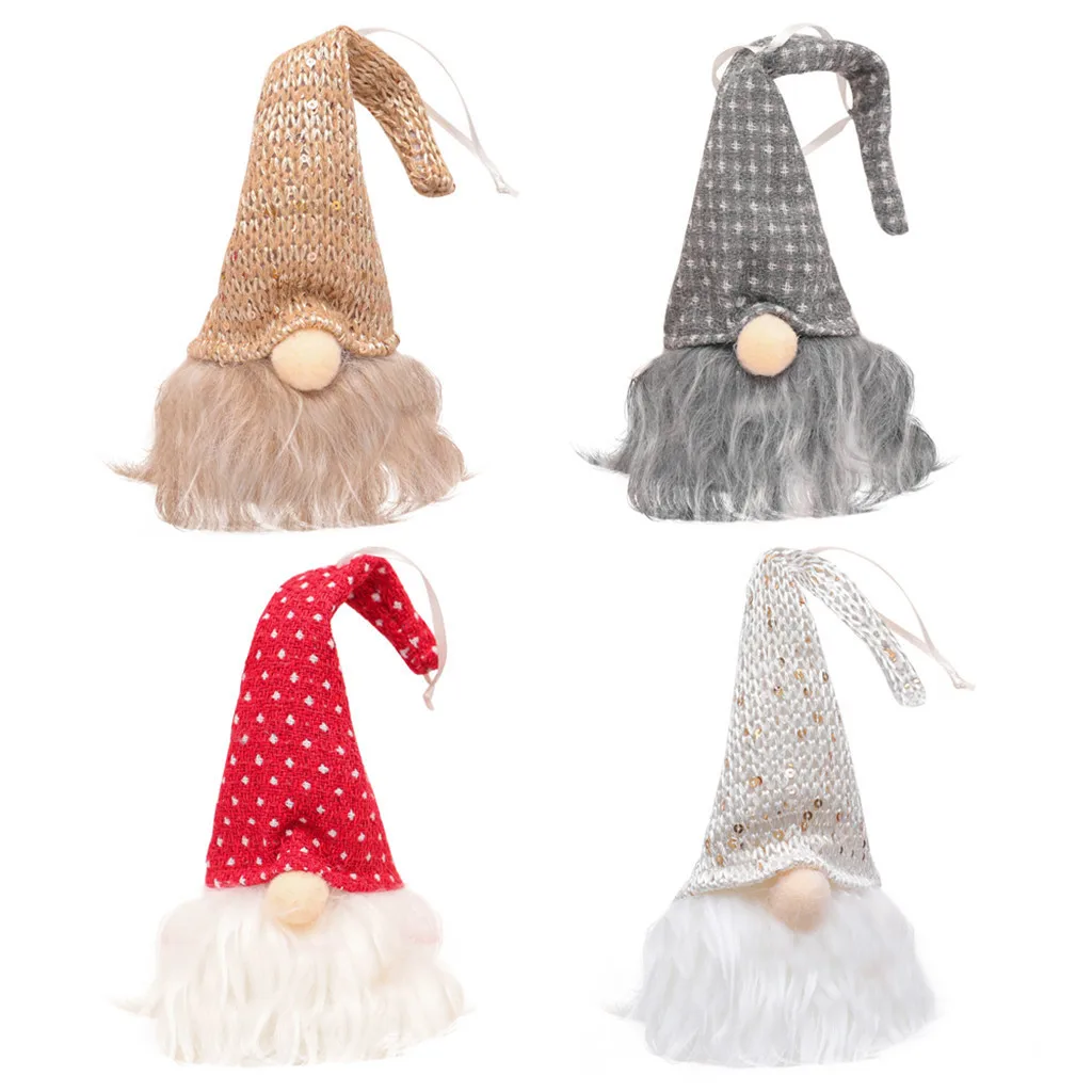 Рождественское освещение Gnome кукольная подвеска Санта Плюшевая Кукла
