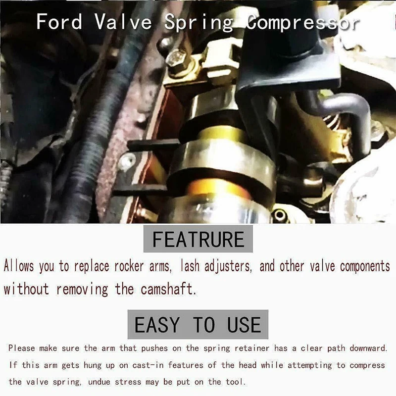 

Car Valve Spring Compressor for Ford 4.6L/5.4L/6.8L 3V Engine Repair Tools Kit
