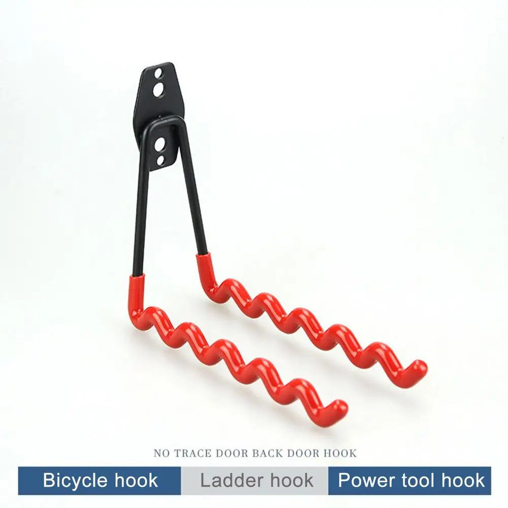 Wall Mount Garage Bike Hanger Storage Hook Heavy Duty Metal Tility Rack Garden Organizer Hooks Warehouse Bicycle Parking |