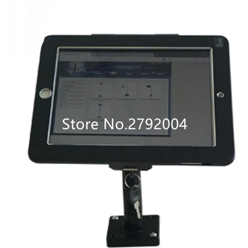 gooseneck for ipad metal case screw fix on the table or wall commercial display table/wall swiveling 9.7 tablet mount holder | Компьютеры