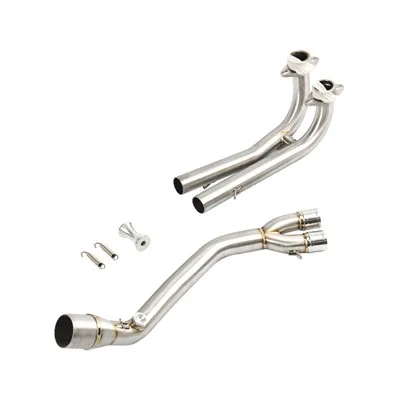 Exhaust Motorcycle For Yamaha T-MAX500 T-MAX530 2008- TMAX 500 TMAX 530 With Exhaust Muffler Connector Link Pipe Full System - Цвет: C Titanium alloy