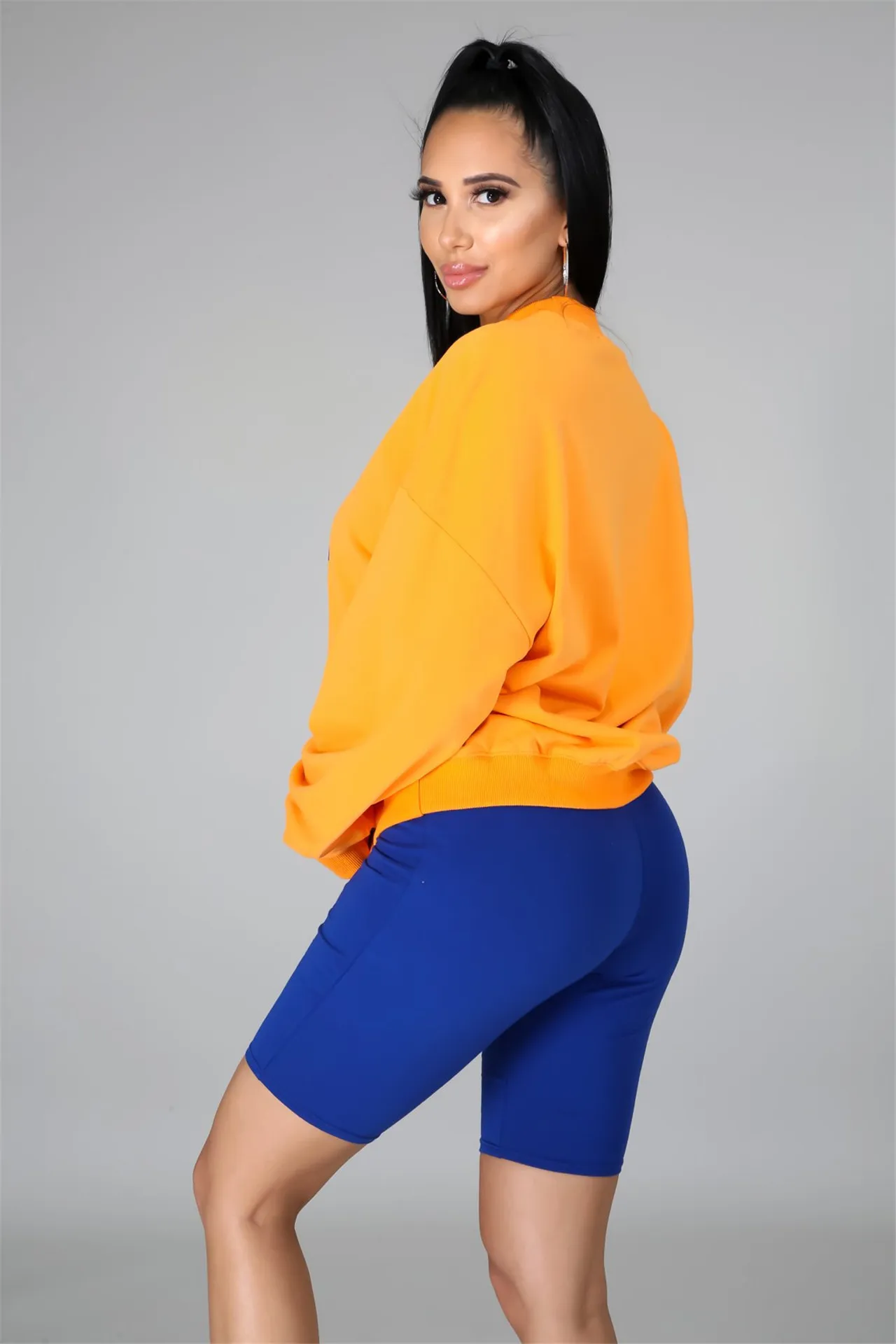 

Autumn Winter Women Round Neck Printed Sweatshirt T-shirt Women's Long Sleeve Hooides Casual Sport Pullover Tops 2020