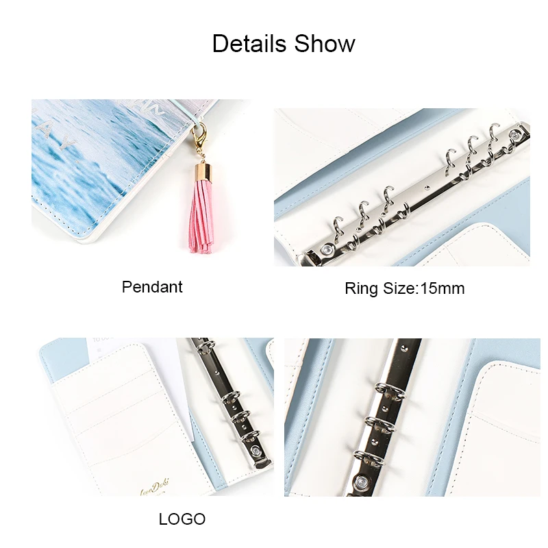 Lovedoki Океанский кожаный чехол 2020 записные книжки модный А6 планер персональный