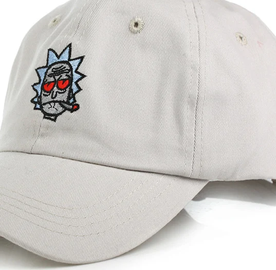 Новинка от Rick and marty, кепка для папы цвета хаки, бейсбольная кепка Crazy Rick, хлопковая бейсболка с вышивкой американского аниме, кепка для любителей аниме, мужская и женская кепка