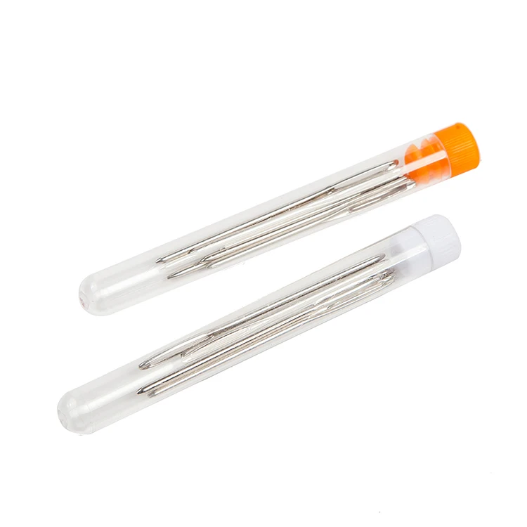 

9PCS Large Eye Metal Needles Cross Stitch Knitting Yarn Sewing Hand Crochet Hook Set with case DIY Sewing Needle Accessories