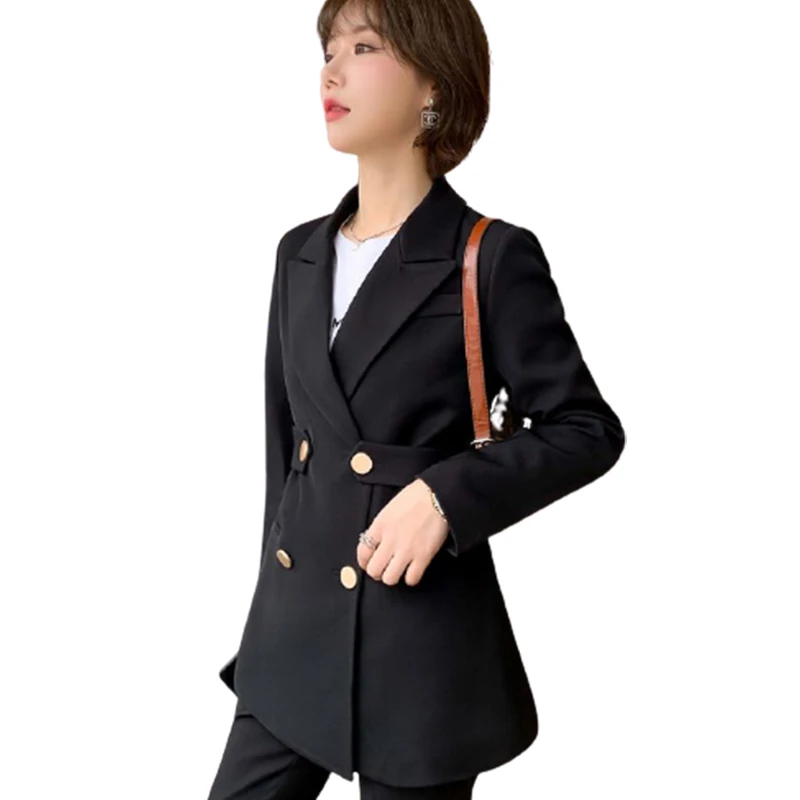 

2021 spring new Blazer coat women's fashion street slim niche design sense professional Blazer coat women
