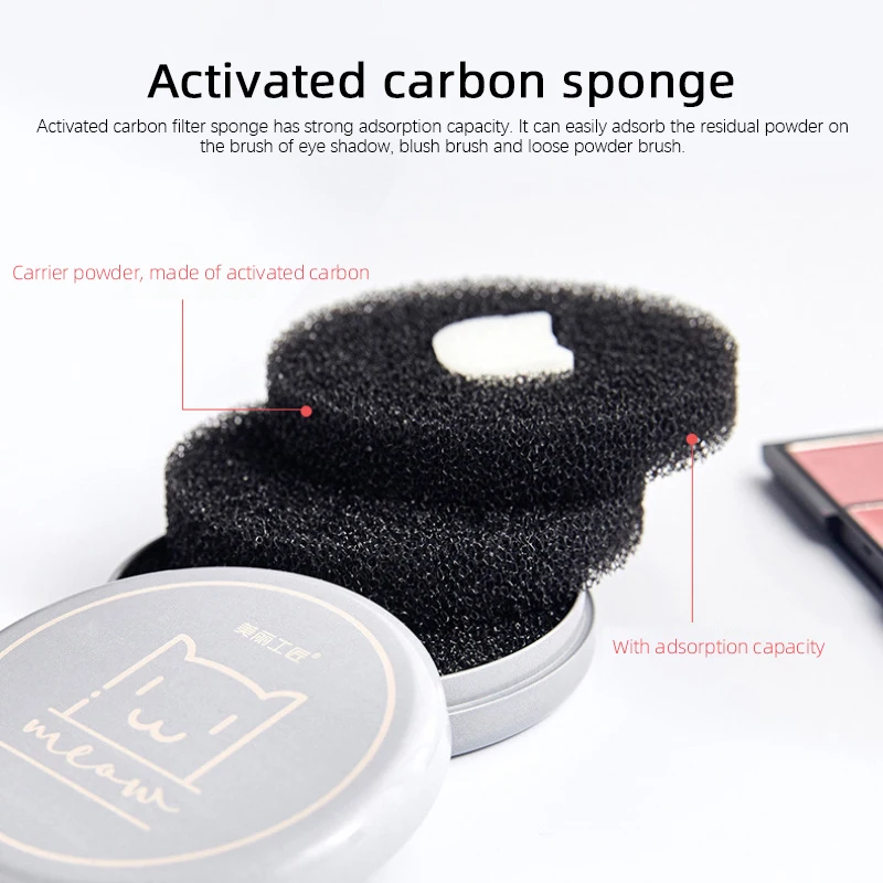 Портативное средство для очистки кистей макияжа Женская Косметическая кисть