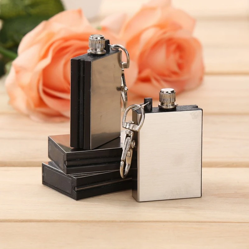 

kerosene Free Fire Reusable Match Thousands Of Times Flint Fire Starter Matches Keychain Lighter Outdoor Camping Survival Tools
