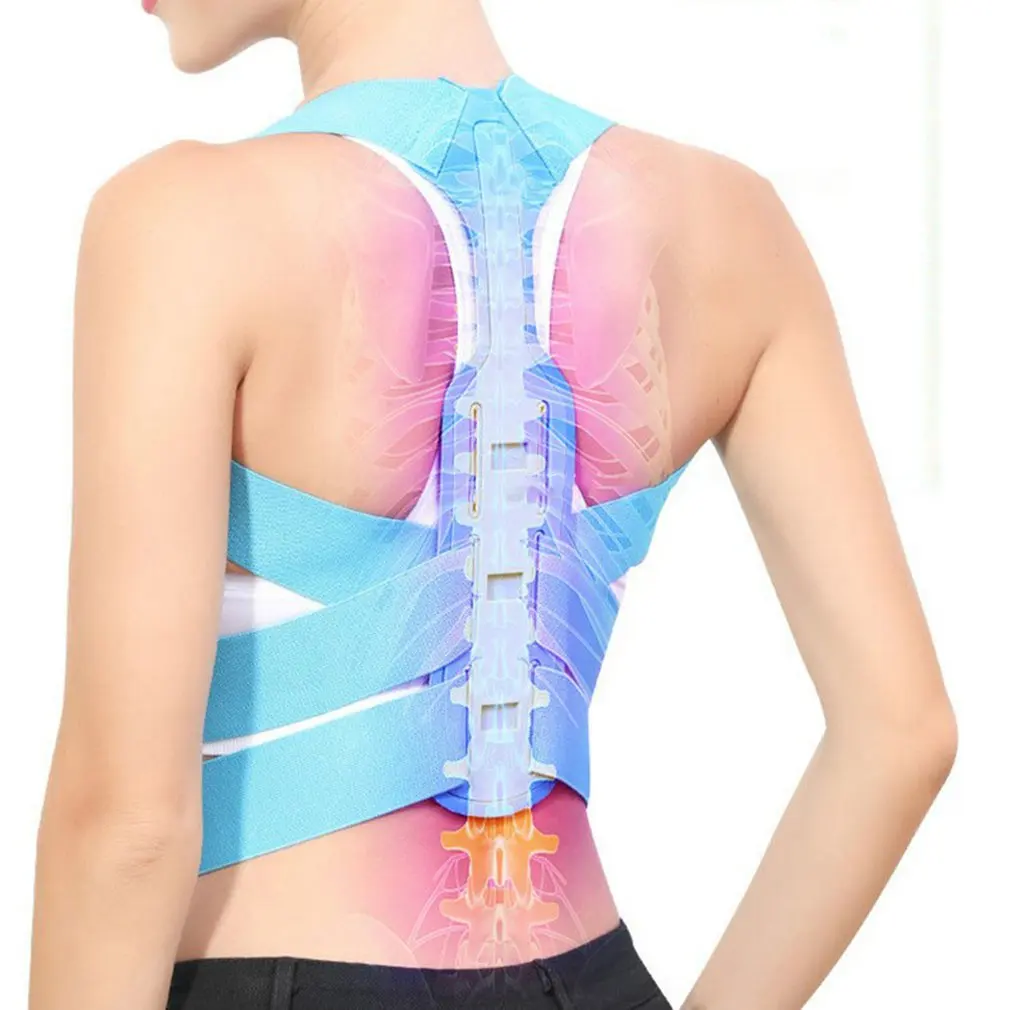 Выдвижной эластичный ремешок Корректор осанки до ключицы поддерживающий пояс