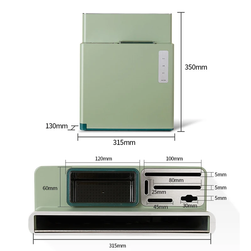 

UV Sterilizers Box Chopstick Sterilizer Chef Cleavers Sterilizers Knife Cutting Board Dryer UV Disinfection Machine 220V 50W