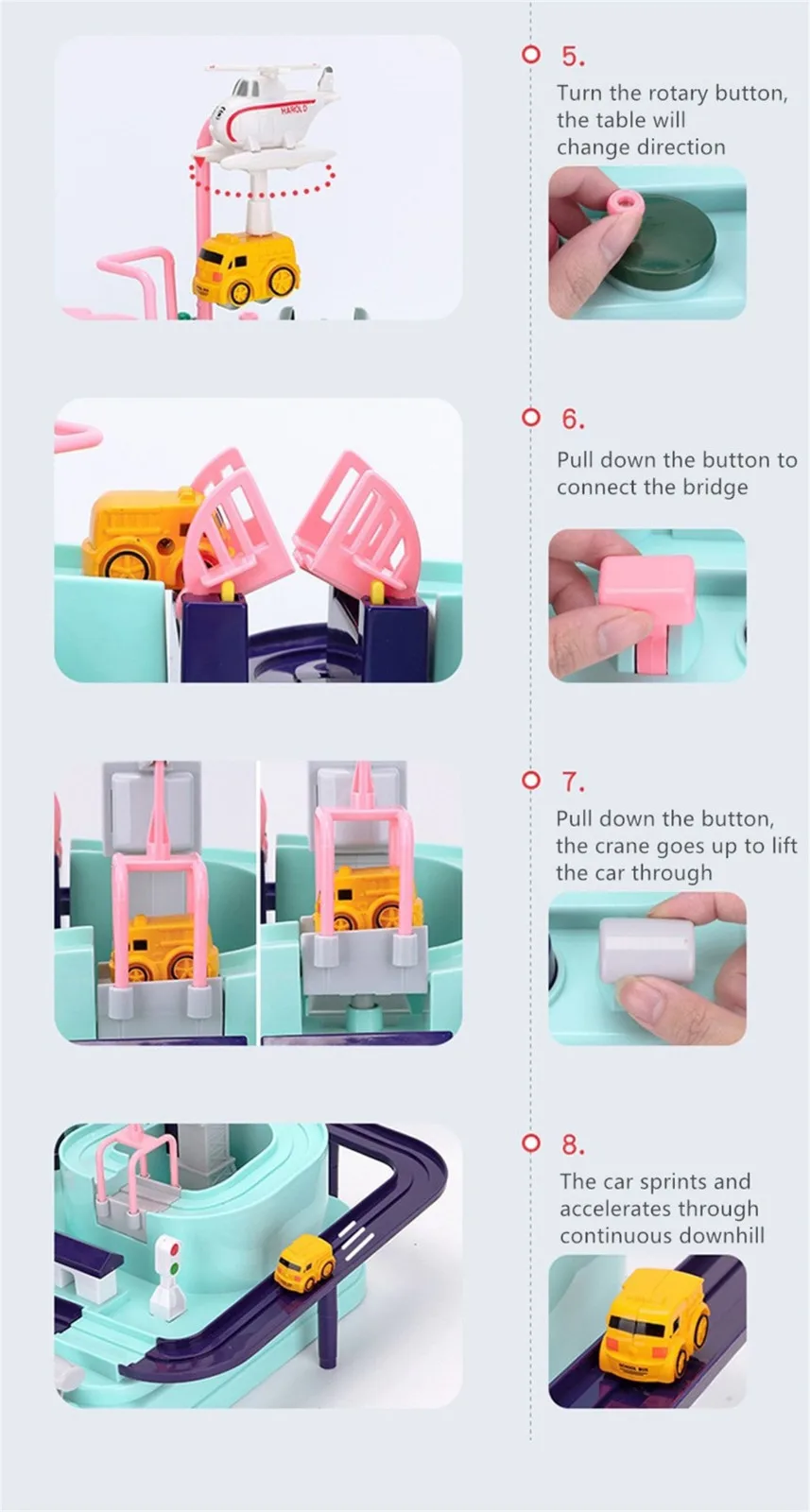 Автомобиль городская спасательная игрушка набор интеллектуального обучения