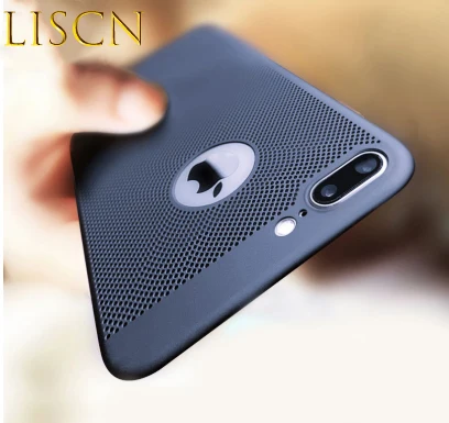 LISCN Ultra-thin Heat Dissipation Phone Case for iPhone7 8 7P 8P X XR Xs Max Hollow Back Cover iPhone6 6S 6P 5 5S SE | Мобильные