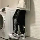 Брюки мужские с цветочным принтом кешью, трендовые спортивные штаны свободного покроя, в стиле Харадзюку, на весну и осень