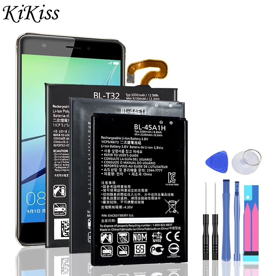 Аккумулятор для LG Leon Tribute 1 2 5/K4 K7 K8 K10 K20 K30 Plus 2017/ V10 V20 V30 V40 V50 ThinQ LS675 D213 H340 L33 X210 BL-46ZH |