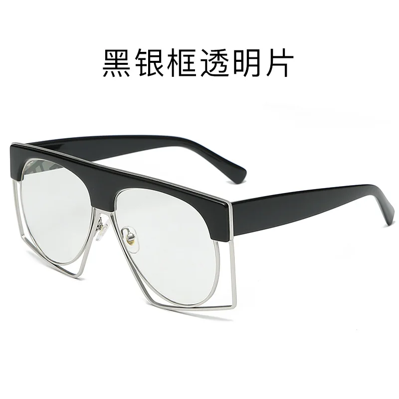 

New large frame sunglasses letters European and American fashion sunglasses female cross-border versatile Sunglasses trend