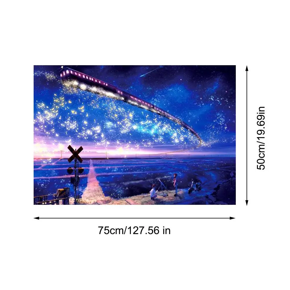 

1000 Pieces Jigsaw Puzzles Paper Starry Sky Landscape Assembling Puzzle Brain Educational Toys For Kids Adult Gift rompecabezas