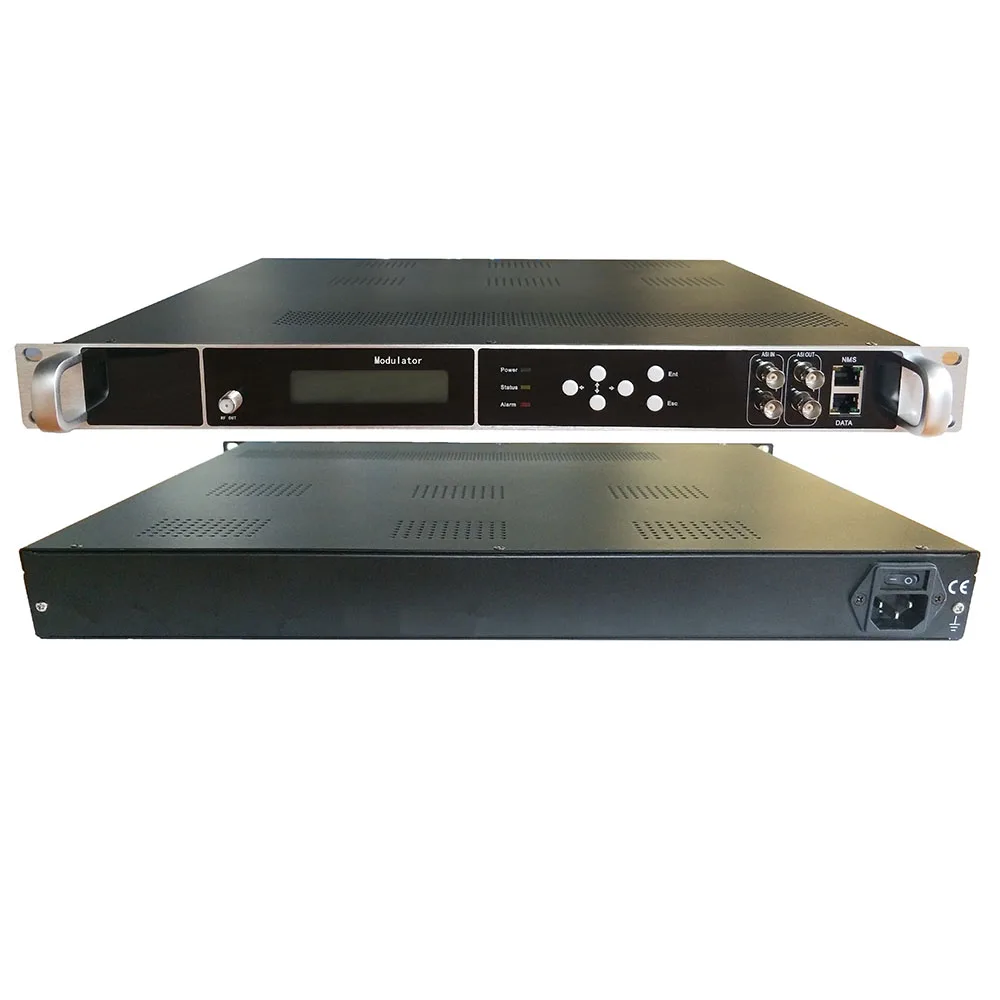 8 Carrier Modulator IP / ASI to ISDB ATSC DVB-T C DTMB Cable TV Front End Equipment Hotel System | Электроника