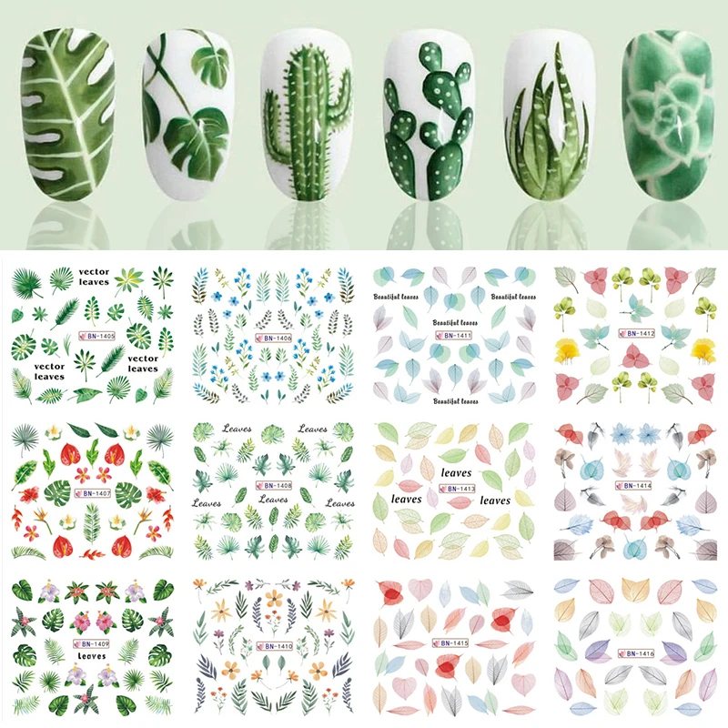 12 шт. переводные наклейки для ногтей сделай сам|Стикеры и наклейки| |