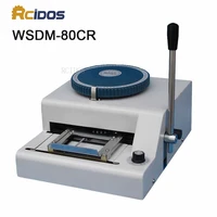 wsdm 80cr rcidos manual code printerpvc card embossing machinegravure printing machine name card code printer