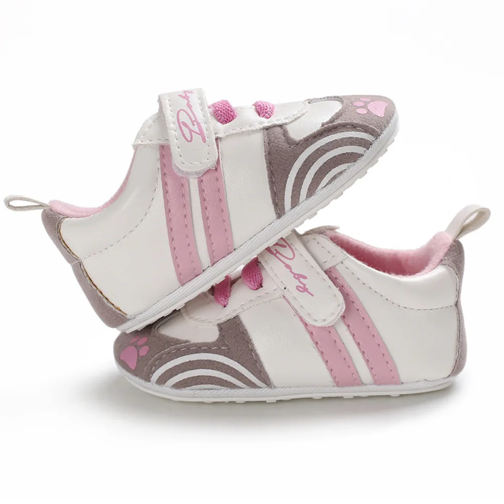 Обувь для новорожденных мальчиков и девочек нескользящая спортивная обувь на