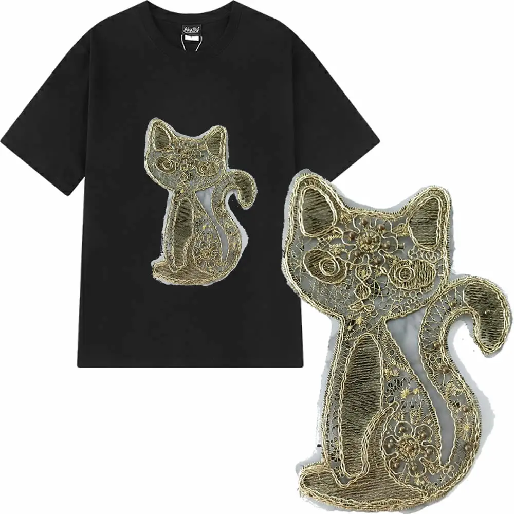 

large embroidery big cats patches for clothing DO-3044