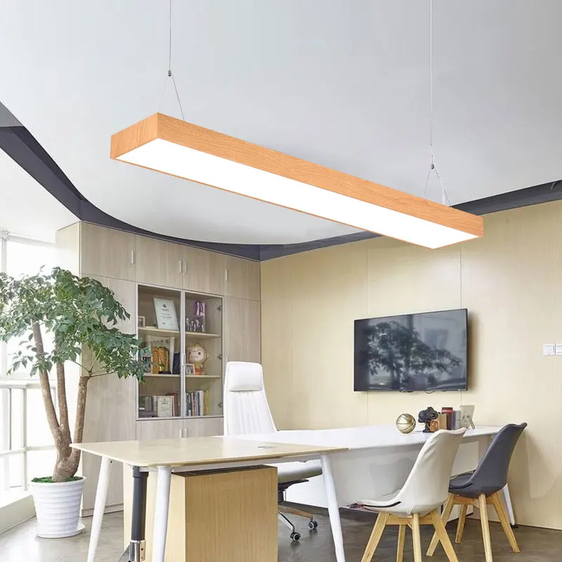 Скандинавский Креативный светодиодный длинный подвесной светильник для