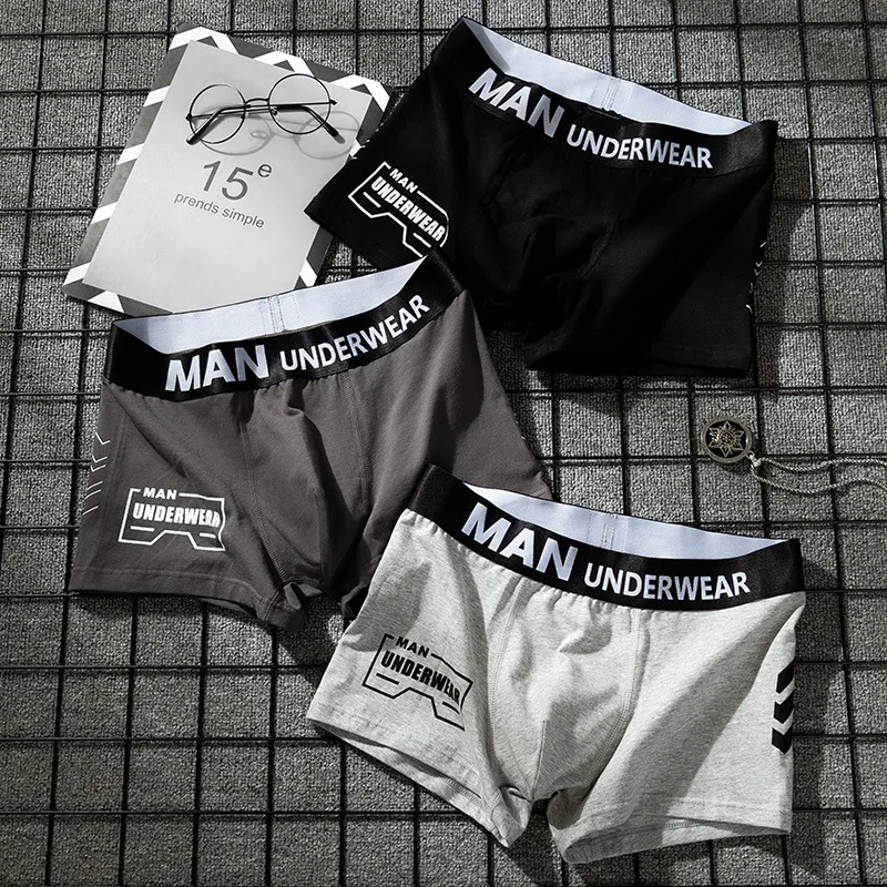 3 шт. Оптовая продажа Детское нижнее белье Лот Для мужчин трусы боксеры с