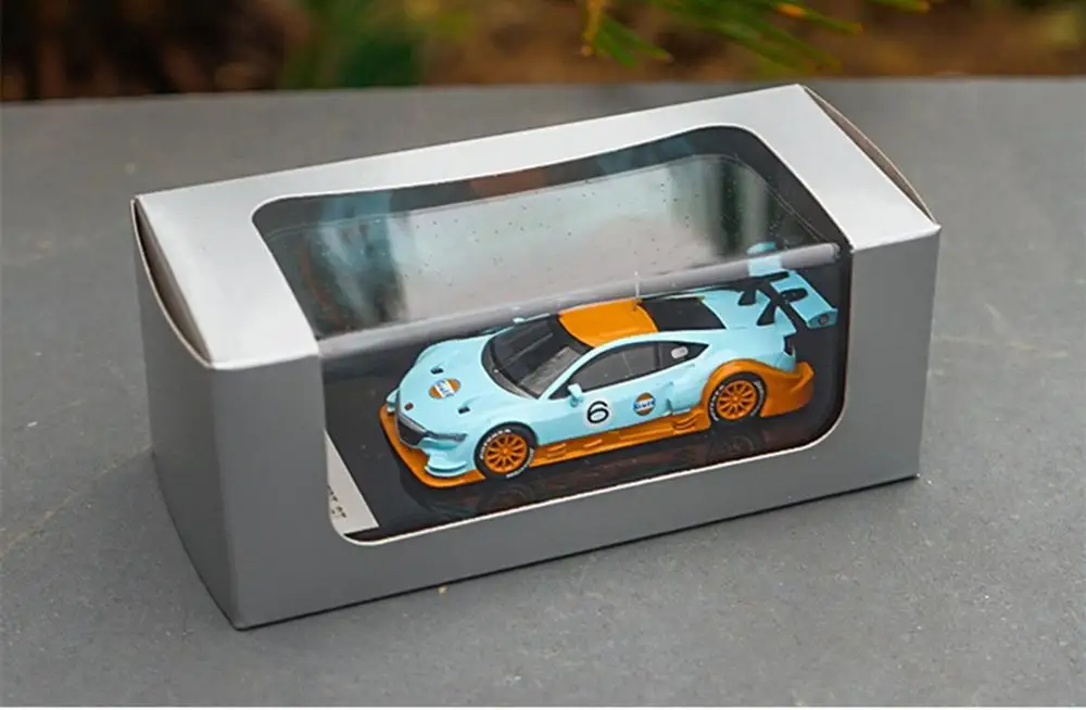 1/64 Honda NSX CONCEPT-GT GT500 Гоночная машина версия перелитого автомобиля Игрушечная