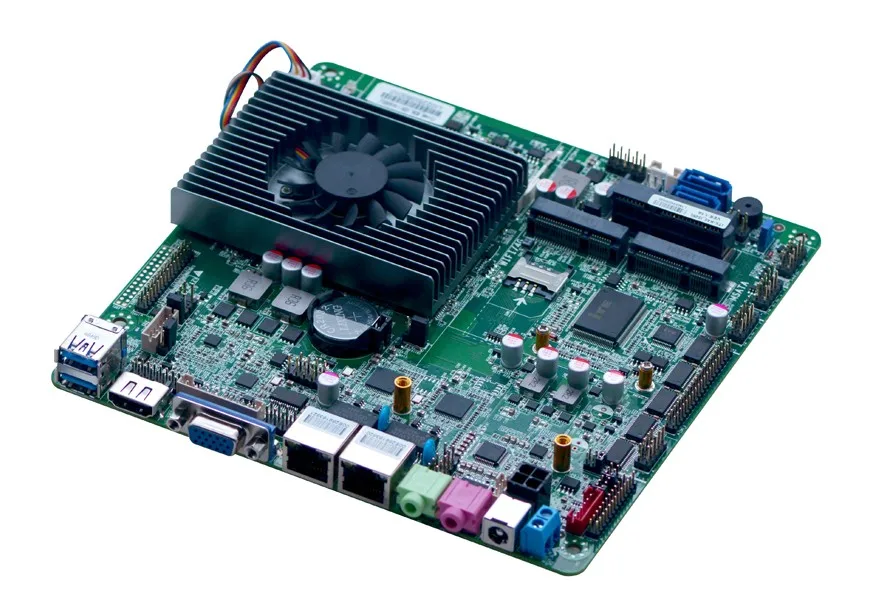 Günstig Mini Itx Intel I5 4300U Dual Core 2 LAN DC 12V LVDS Mini ITX Motherboard Für Kiosk POS